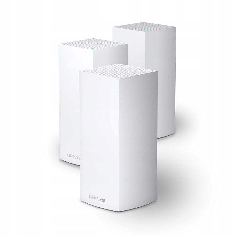 Zestaw 3 sztuki Linksys Velop MX12600 trójpasmowy router Wi-Fi 6 do 830 m²