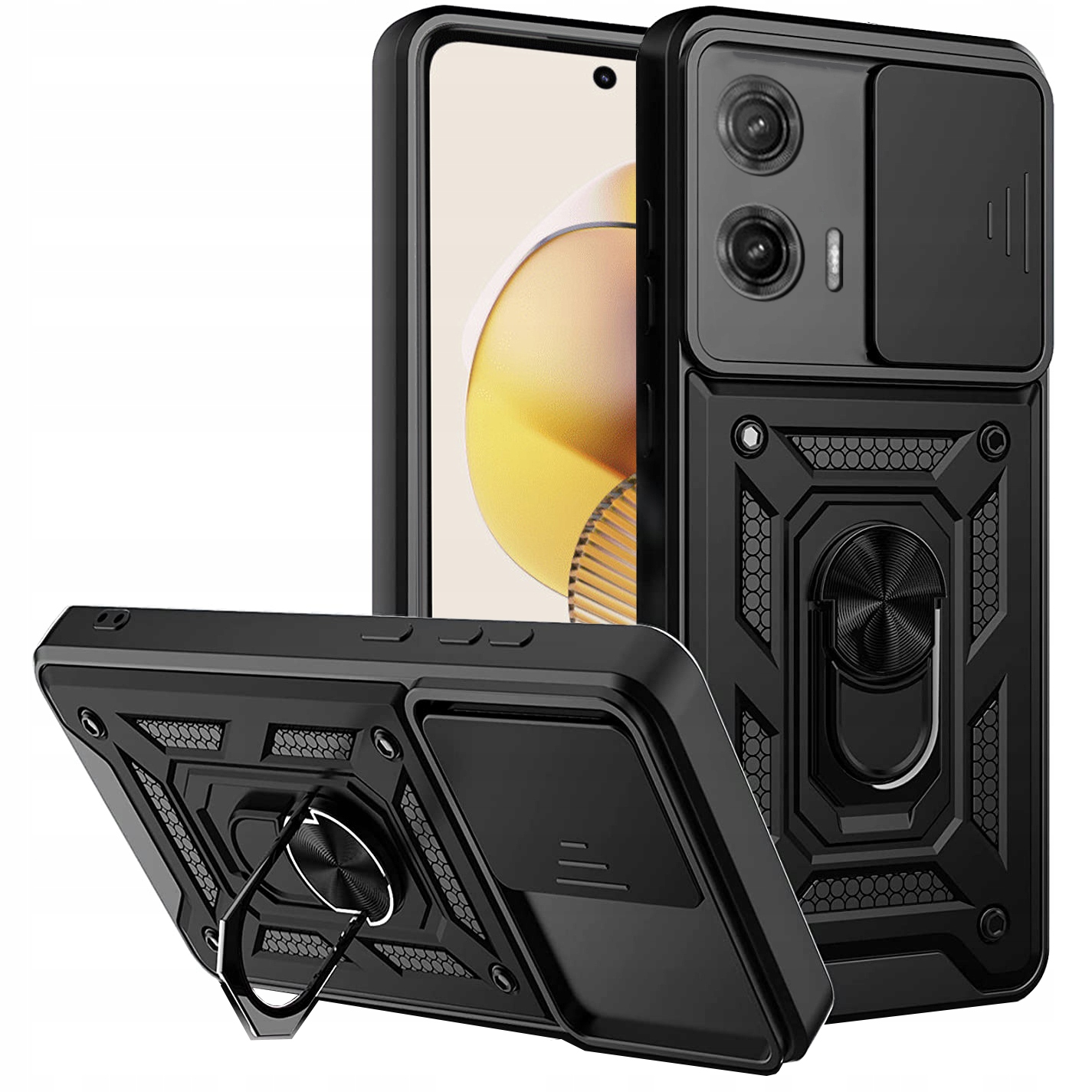 

Etui Pancerne Slide do Motorola Moto G73 5G +szkło