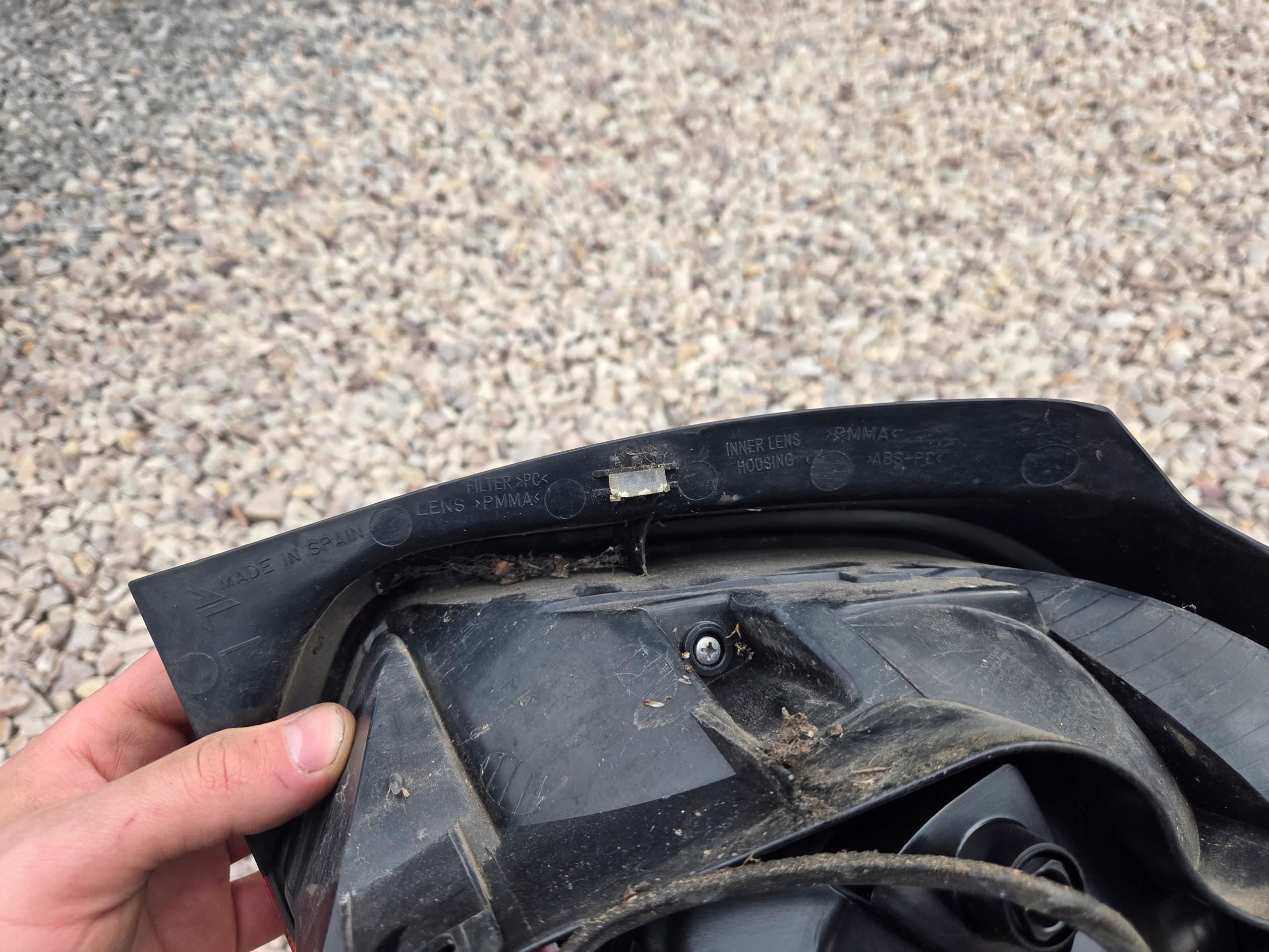 light left rear part rear left Volkswagen Polo 6R