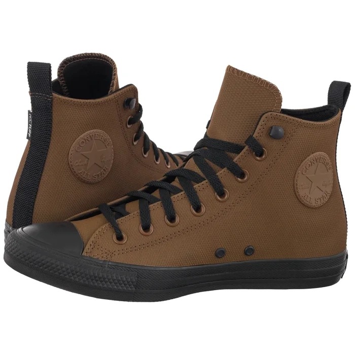 Kožené vysoké pánské tenisky Converse Ctas Hi A20531C Hnědé