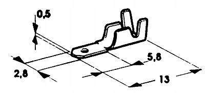 

Konektor Głośnikowy 2,8MM/0,5-1,0 męski