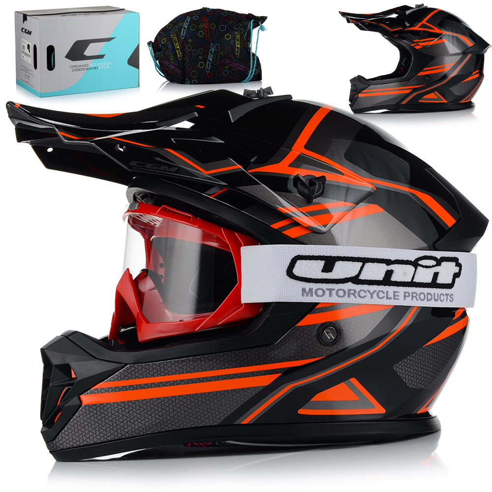 Motocyklová Prilba Cgm 267G Dirt Junior Cross Štvorkolka Atv Pre Deti Malý Ľahký