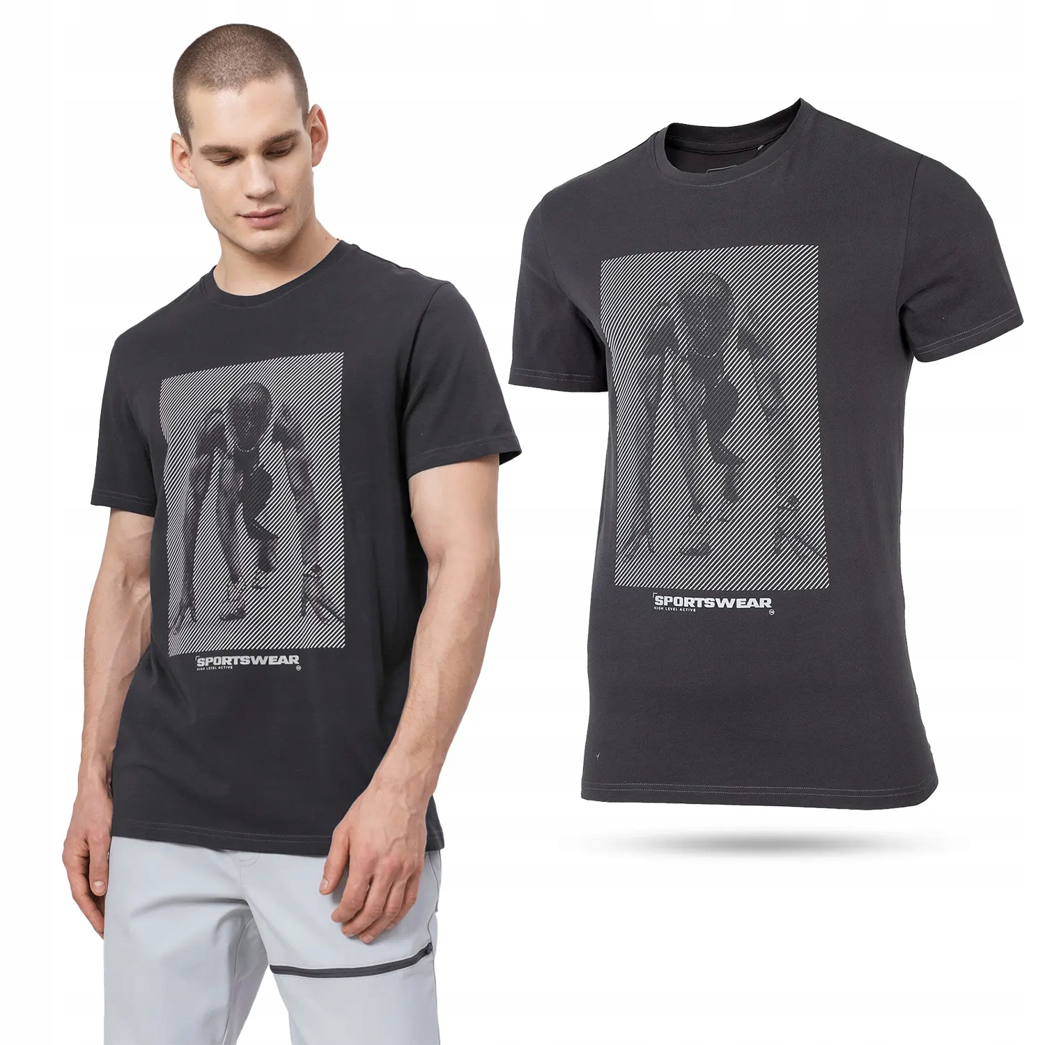 

Koszulka Męska 4F T-shirt Bawełniany Z22-TSM035