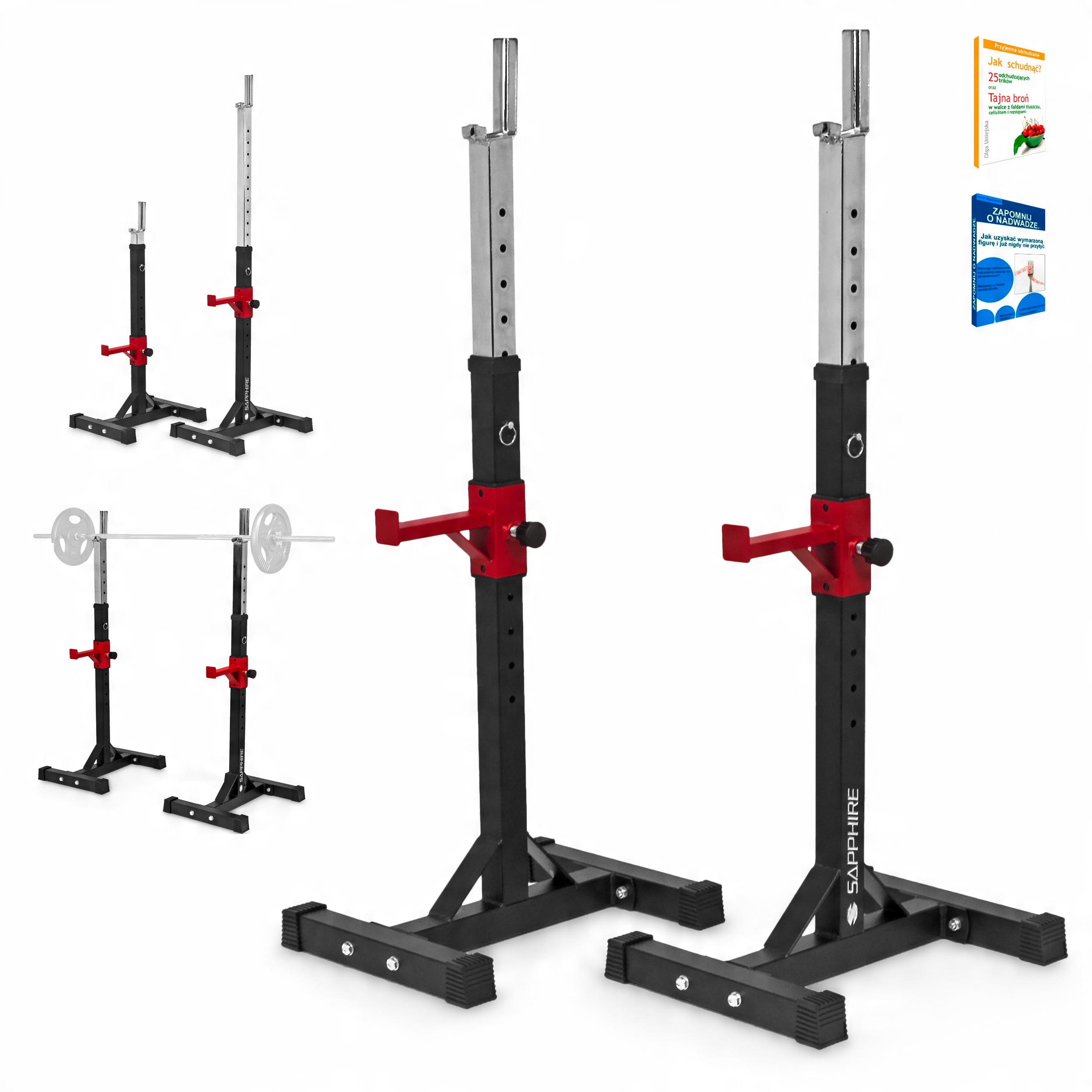 

Stojaki Pod Sztangę asekuracja Wzmocnione do 200KG