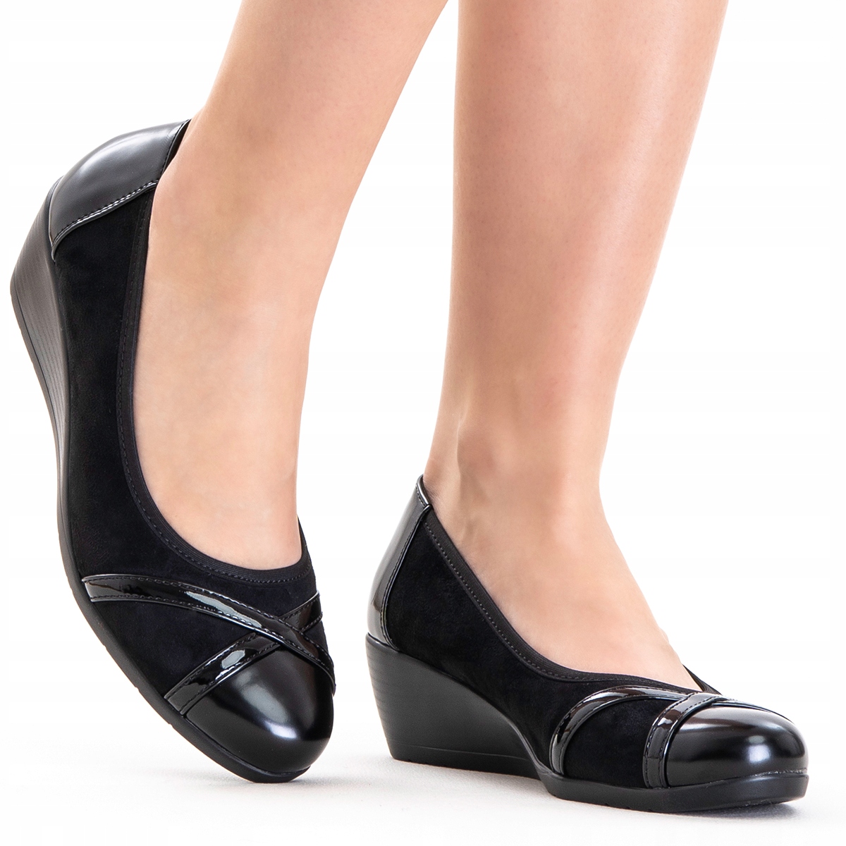 

Półbuty lekkie szersze wkł.skóra miękkie Wojtyłko