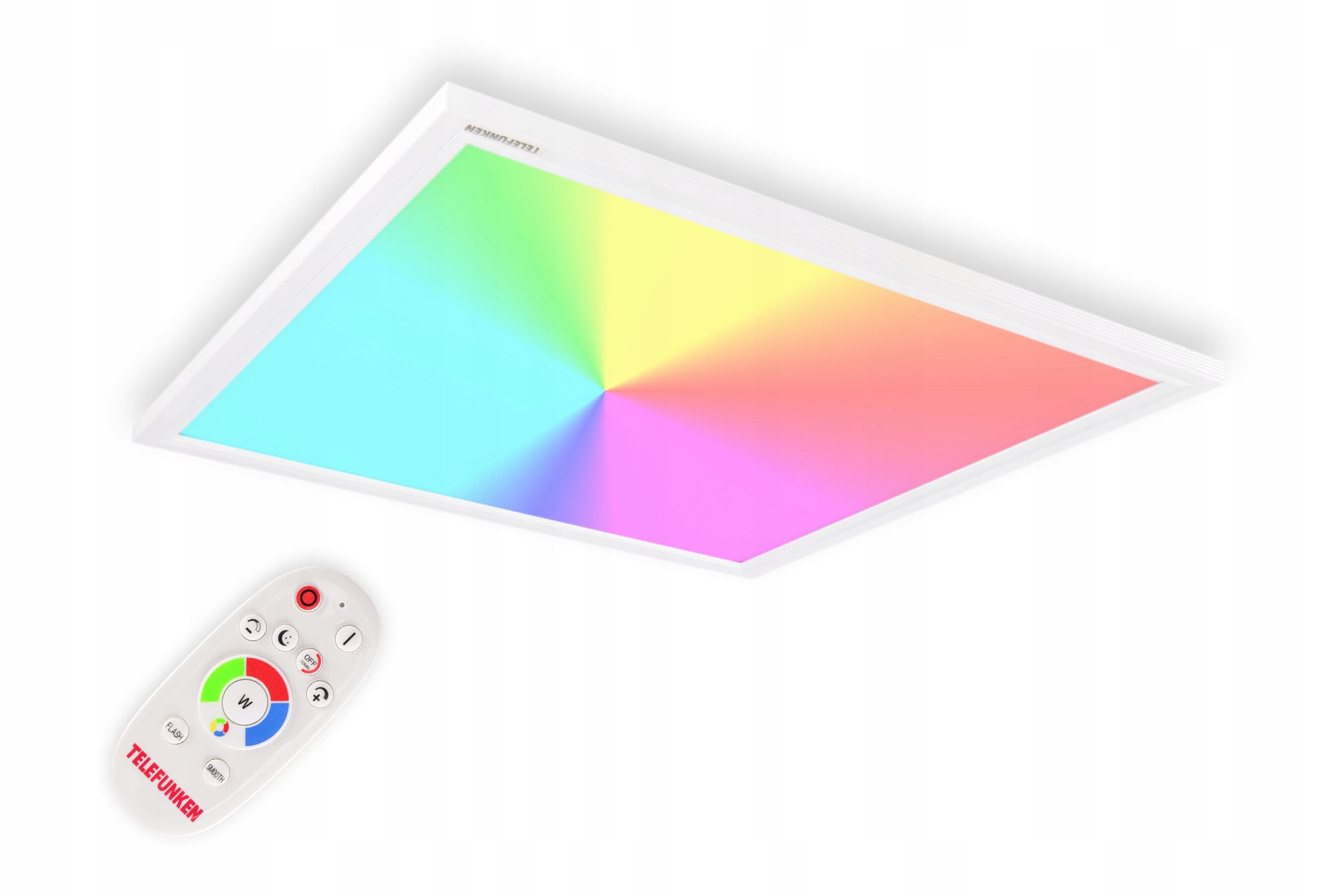 Panel Led 24W Rgbw plafon sufitowy na pilota barwa Neutralna salon kuchnia