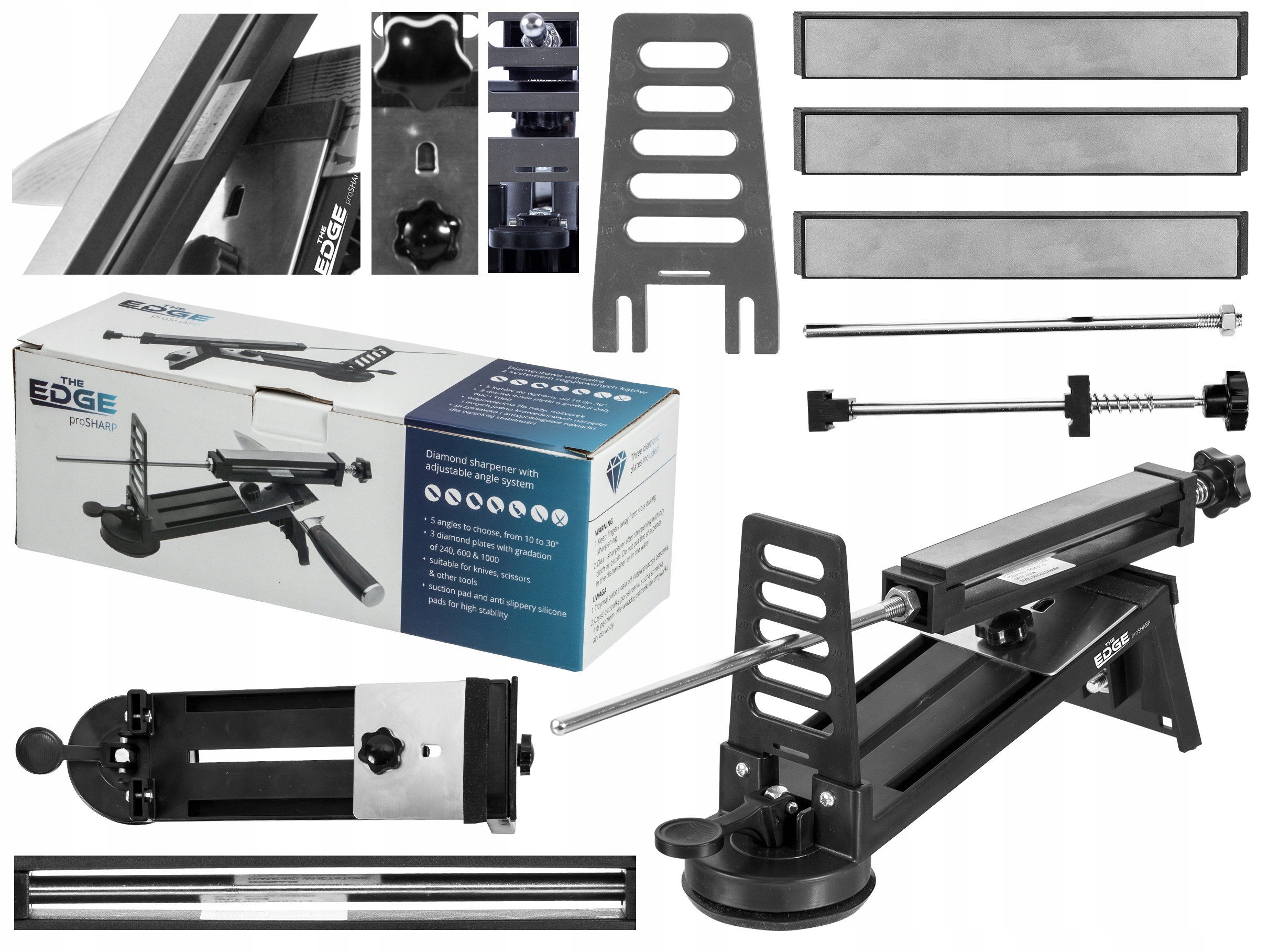 

Diamentowa Ostrzałka Do Noży The Edge proSHARP