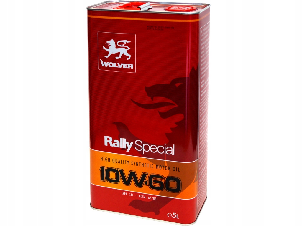 

Olej silnikowy Wolver Rally Special 10W-60 5L