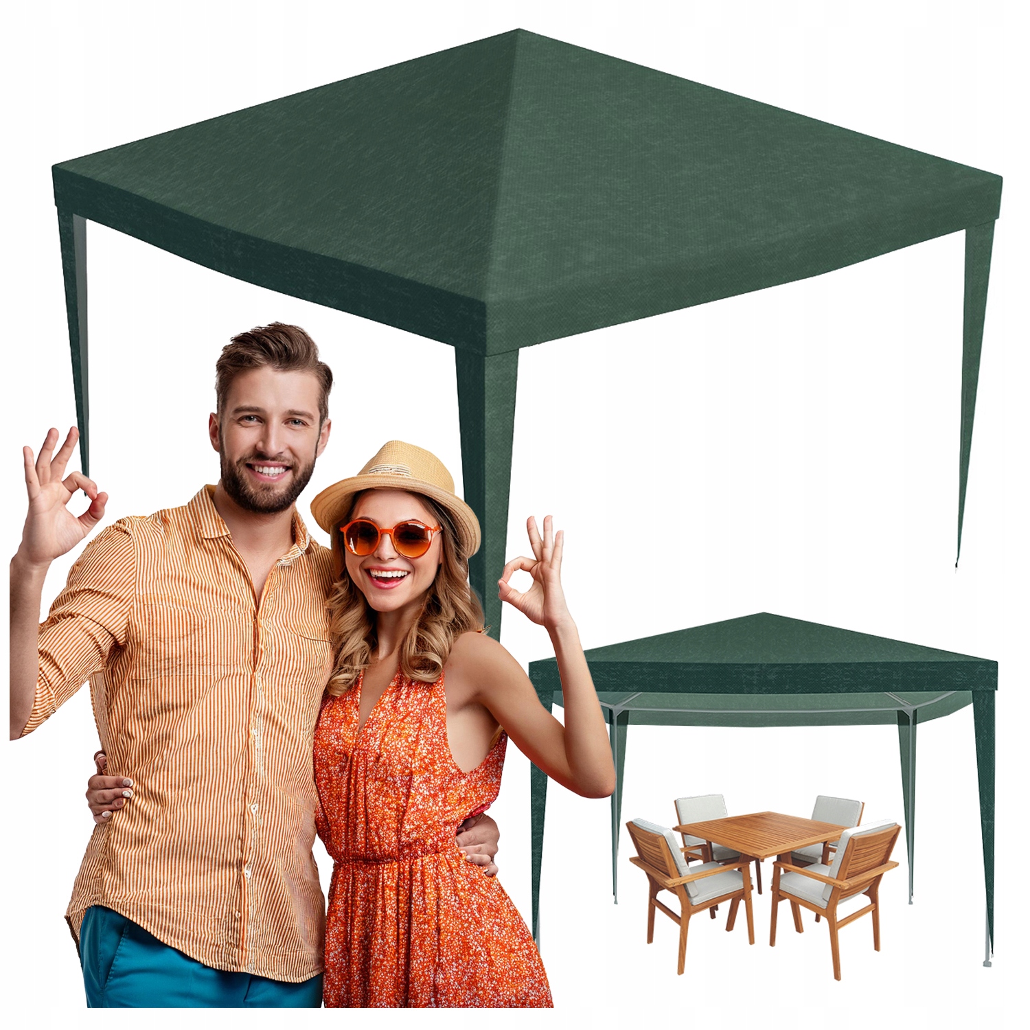 Střecha Pro Zahradní Pavilon, Kryt Altánu, Stěna Pro Pavilon, 295 X 295 CM