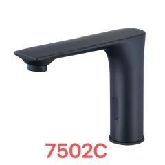 Bezdotyková Umyvadlová Baterie Se Směšovačem Mosaz Černá Matná