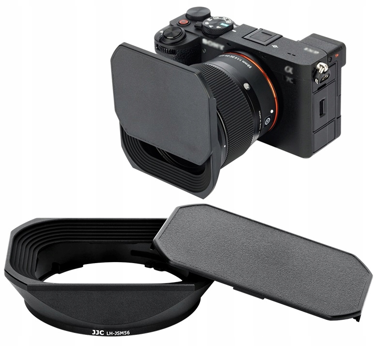 Sluneční clona Víčko na objektiv Sigma 56 mm 56 mm F1.4 DC Dn