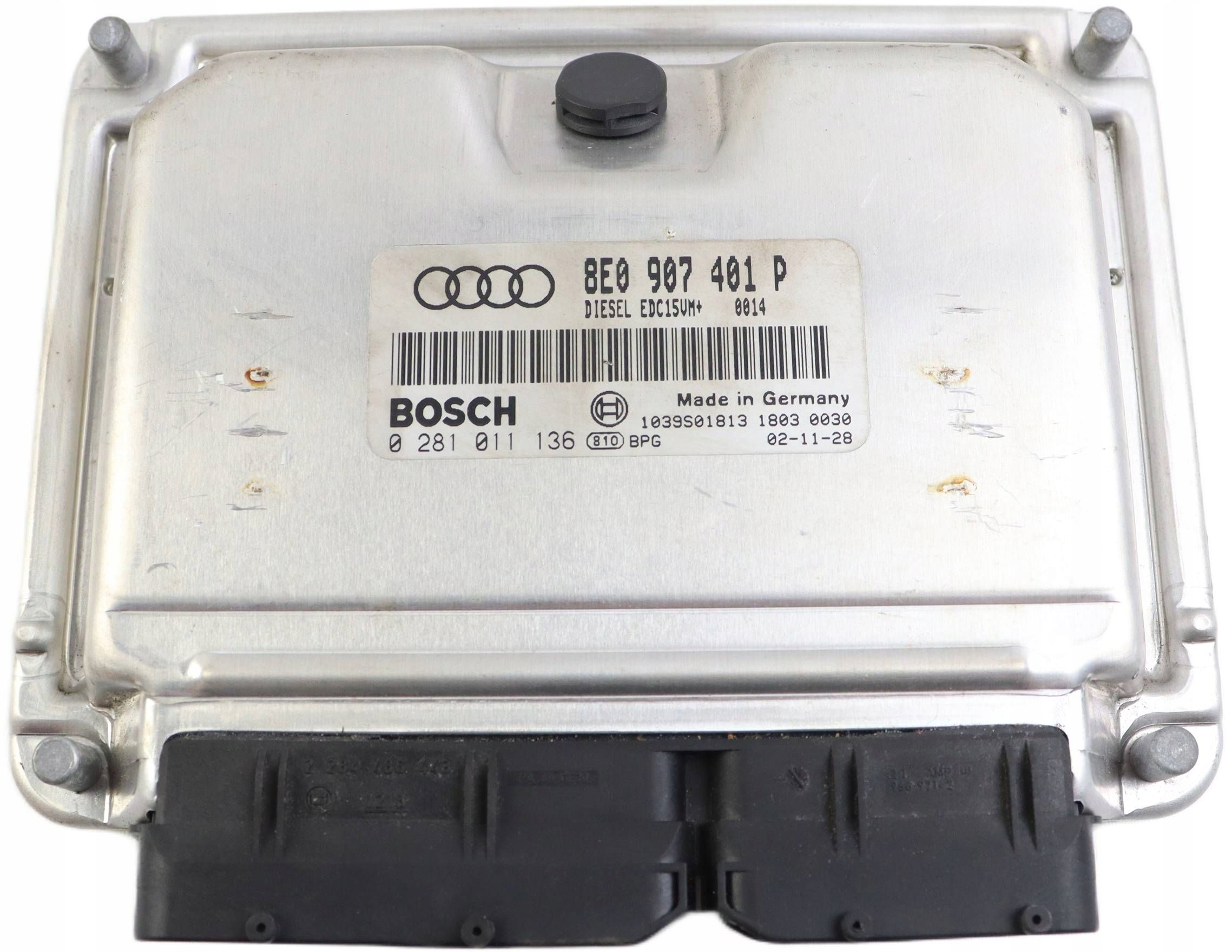 AUDI A4 B6 A6 C5 FL module control unit of the engine 2.5 TDI 8E0907401P 0281011136