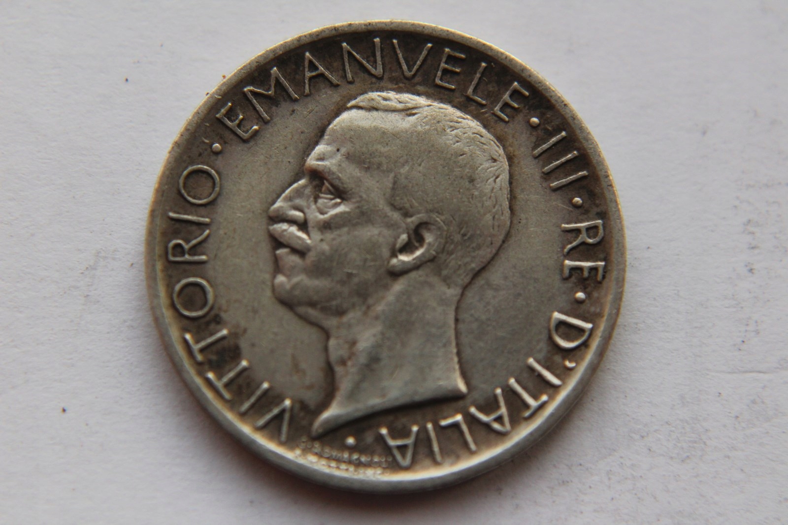 5 LIRÓW 1926 R. WŁOCHY SREBRO - D13