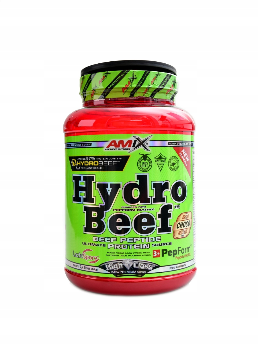 Hydrobeef peptide protein 1000g Amix kokos čokoláda
