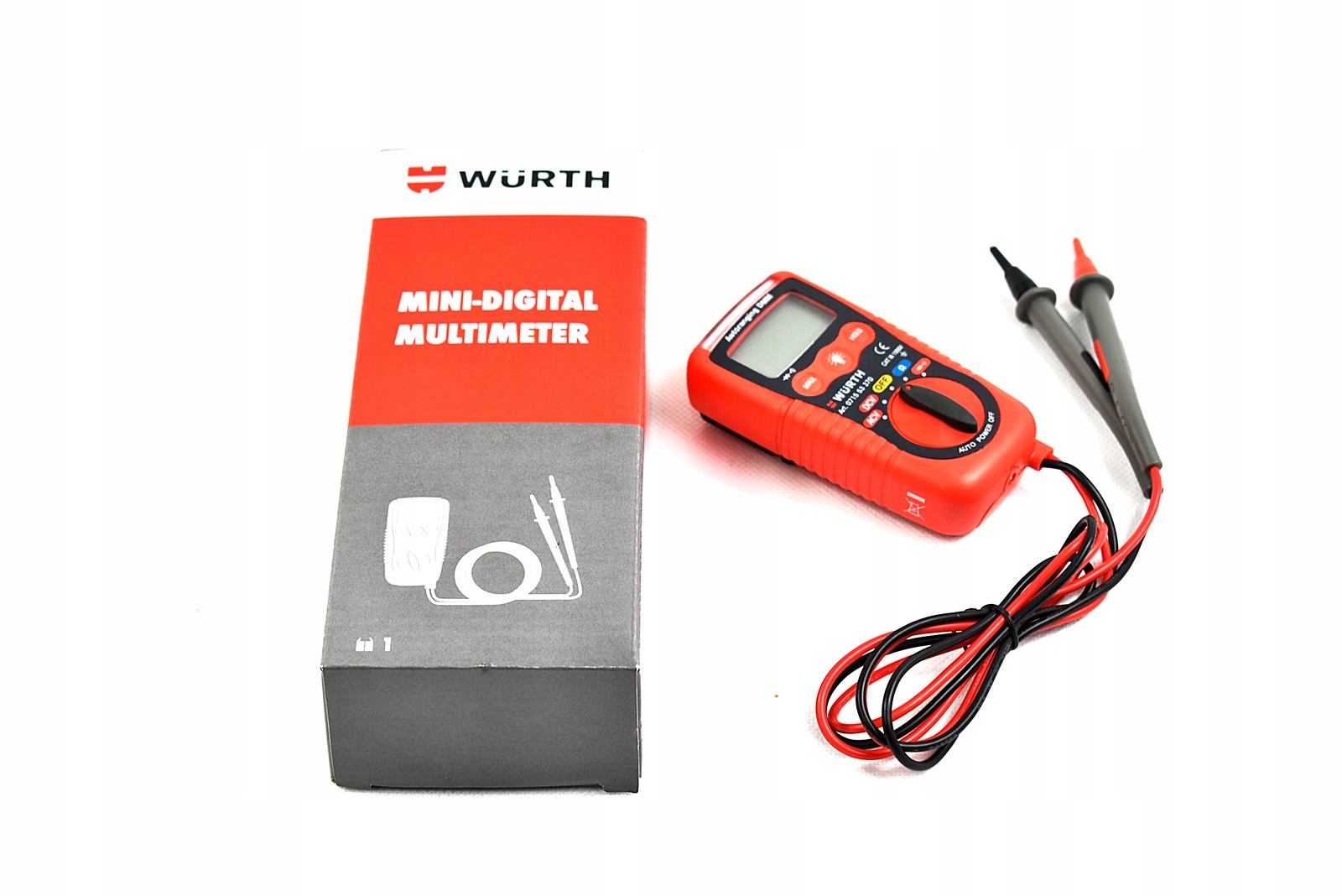 Multimeter manuál Wurth Mini-digital