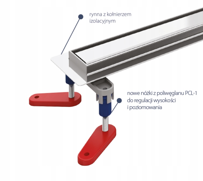 Wiper odpływ liniowy Ponente New Premium Slim 60 Marka Wiper