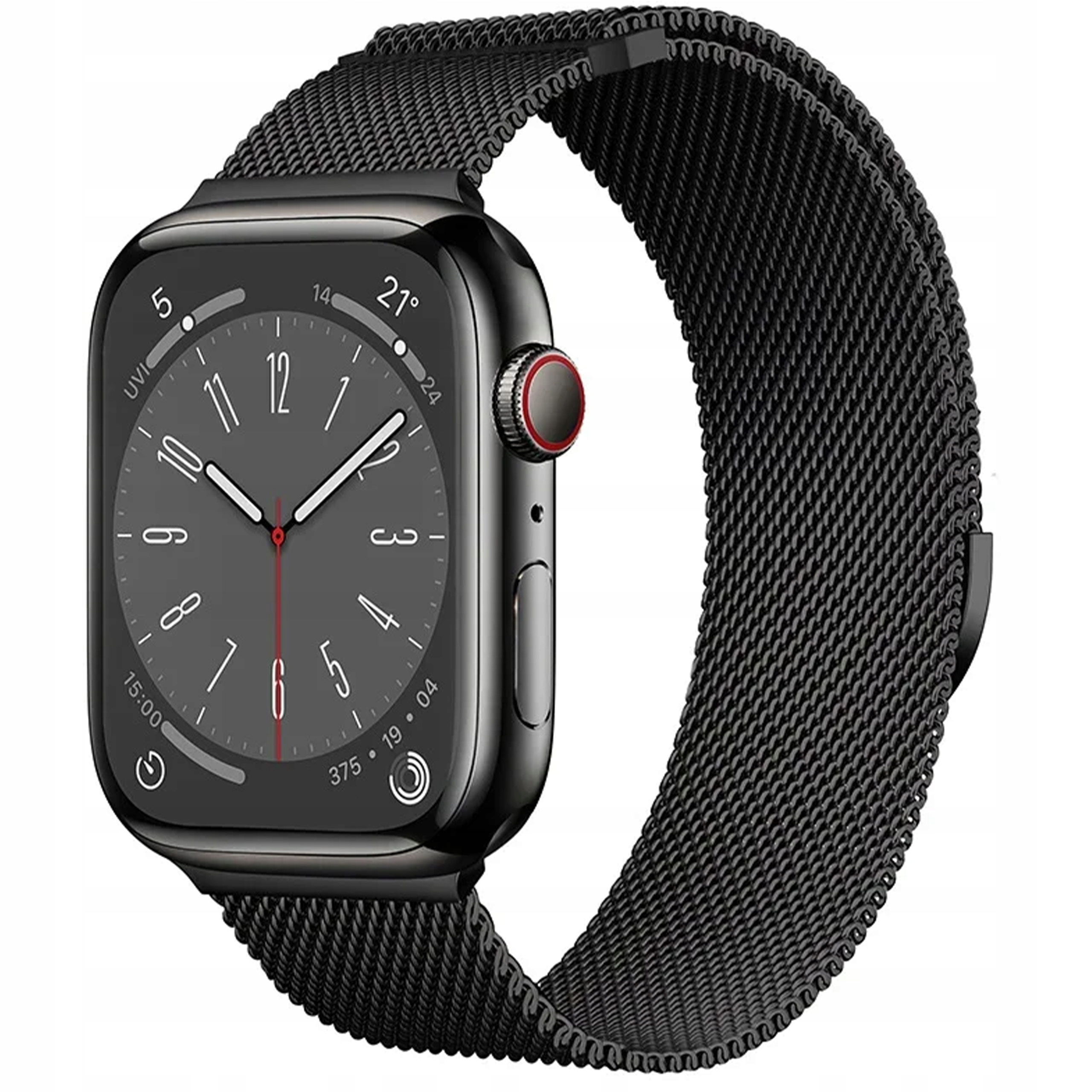 Pasek Do APPLE WATCH 1 2 3 4 5 6 7 8 9 SE 38MM 40MM 41MM Czarny Magnetyczny EAN (GTIN) 5905991181910