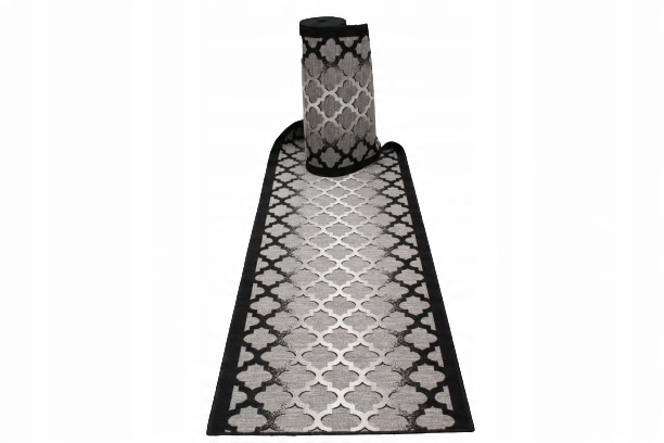 

Chodnik Koniczyna Żel szary Berfin szer. 120 cm