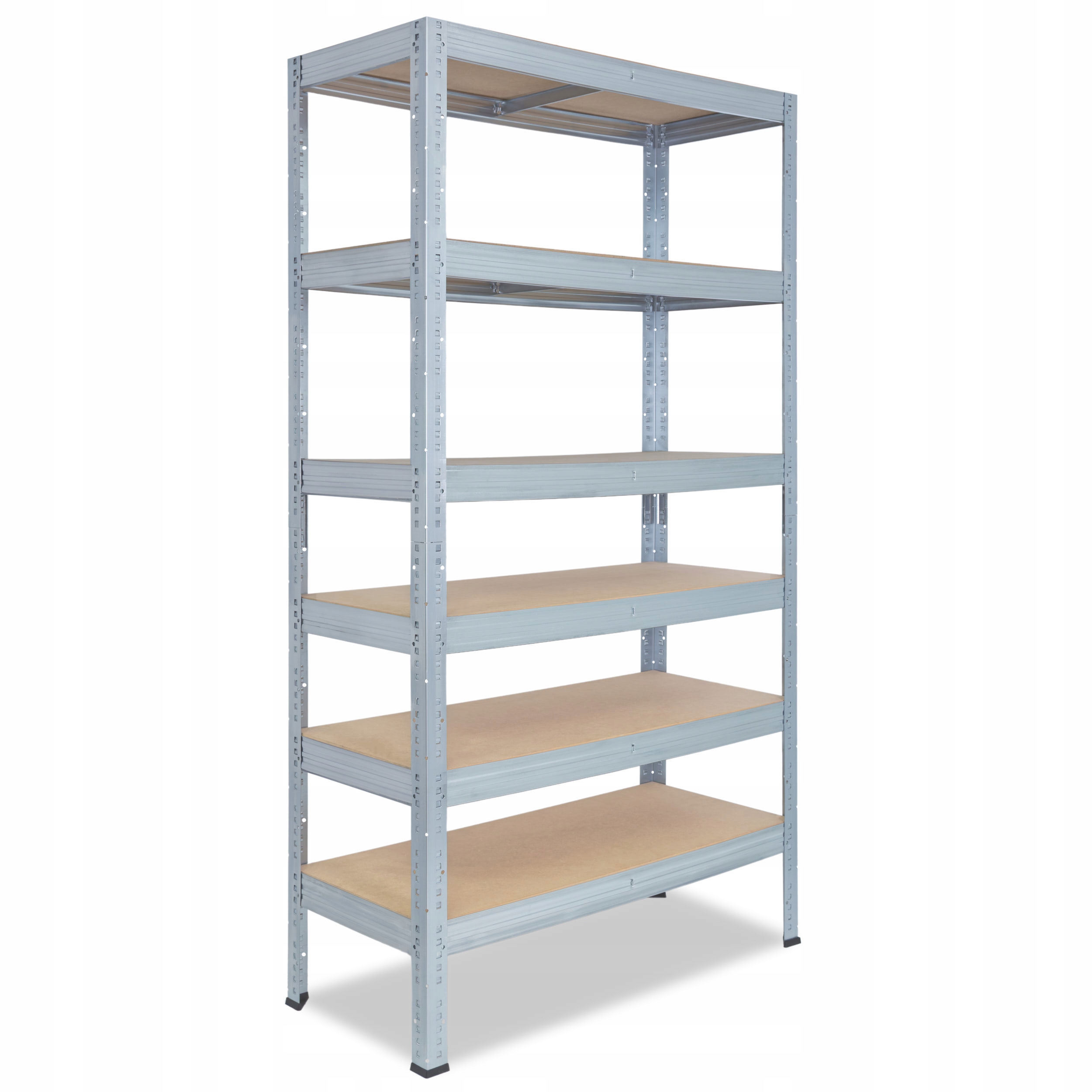 shelfplaza Pro 155x80x60 cm regał metalowy ocynkowany z 6 półkami