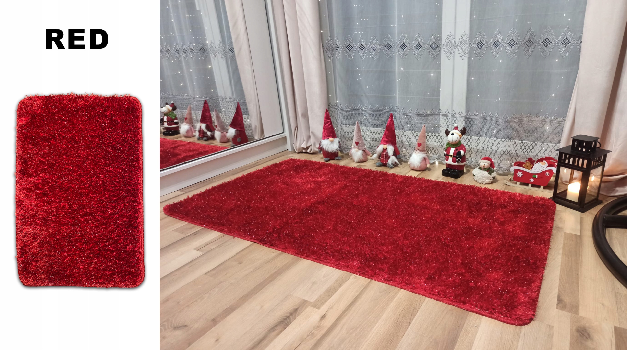 MODNY DYWANIK SHAGGY 40x60 DO KAŻDEGO WNĘTRZA MIX Grubość 25 mm