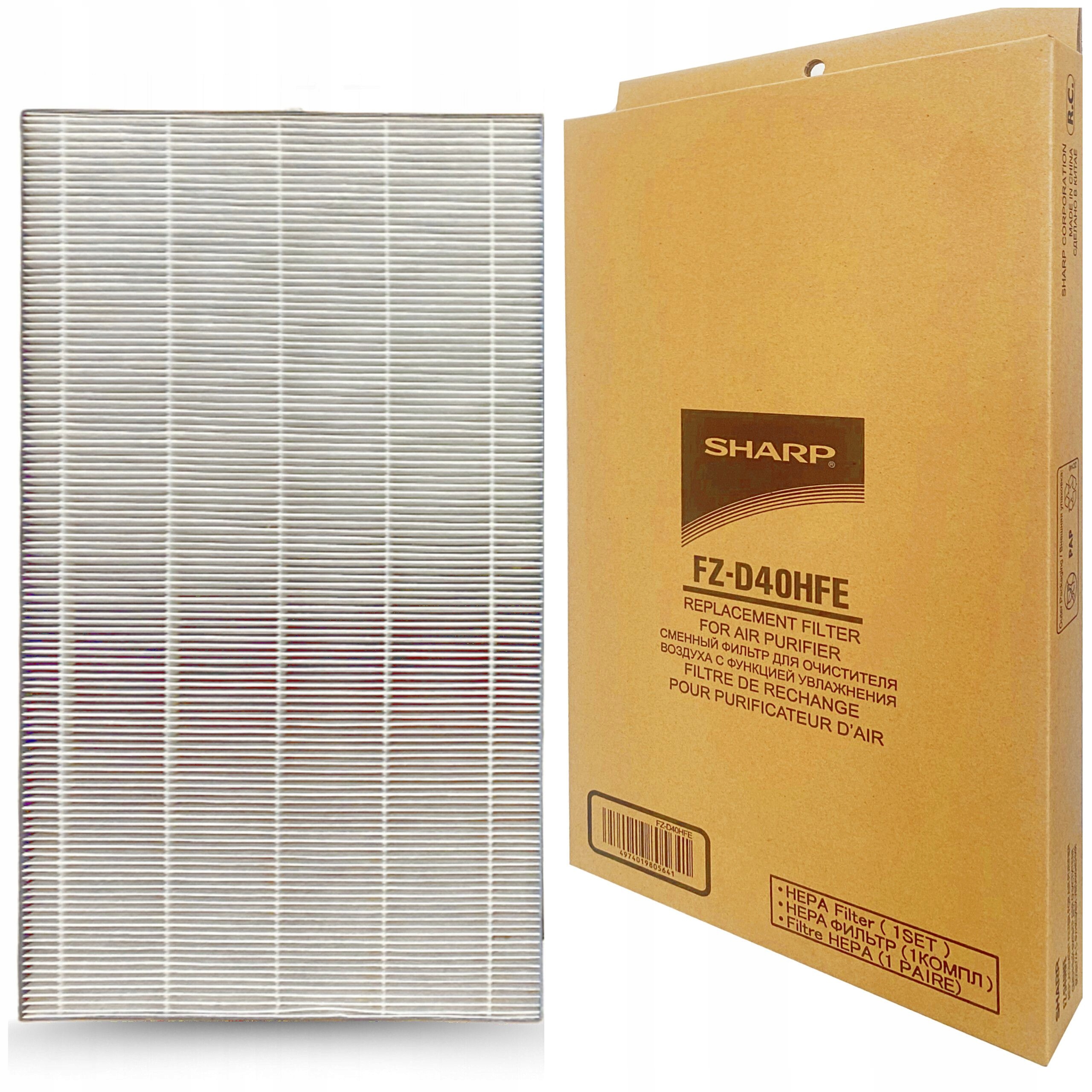 Sharp Originální filtr FZD60HFE Hepa H13 pro čističku KC-D60EUW KC-G60EUW