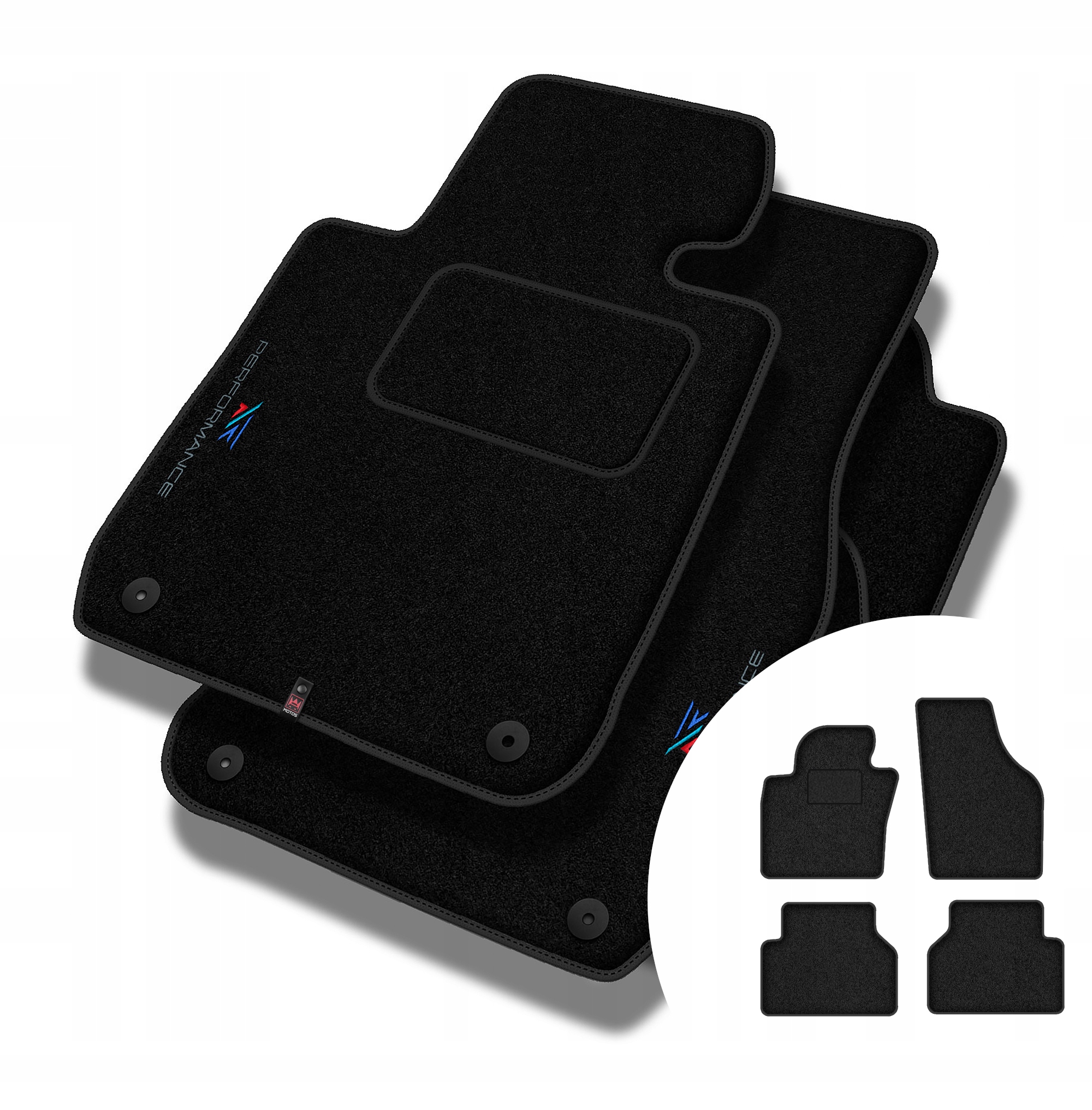 Velurové koberce Performance pro Volkswagen Tiguan I 2007-2015