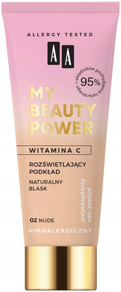 

Aa My Beauty Power Rozświetlający Podkład 02 Nude