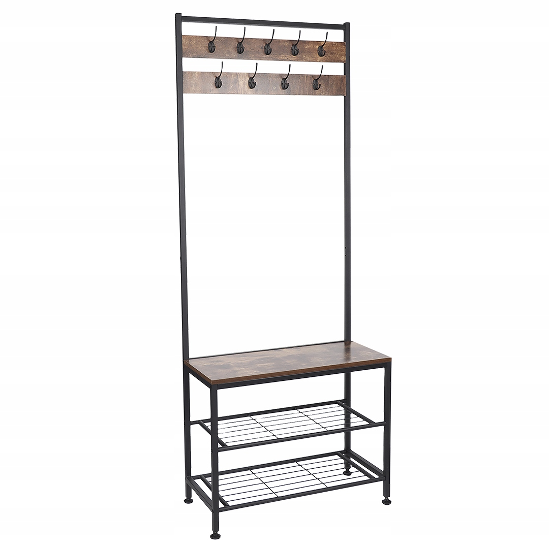 Kuchinox Jacob Stojící šatník Moderní kovová skříň z Mdf, 180 cm