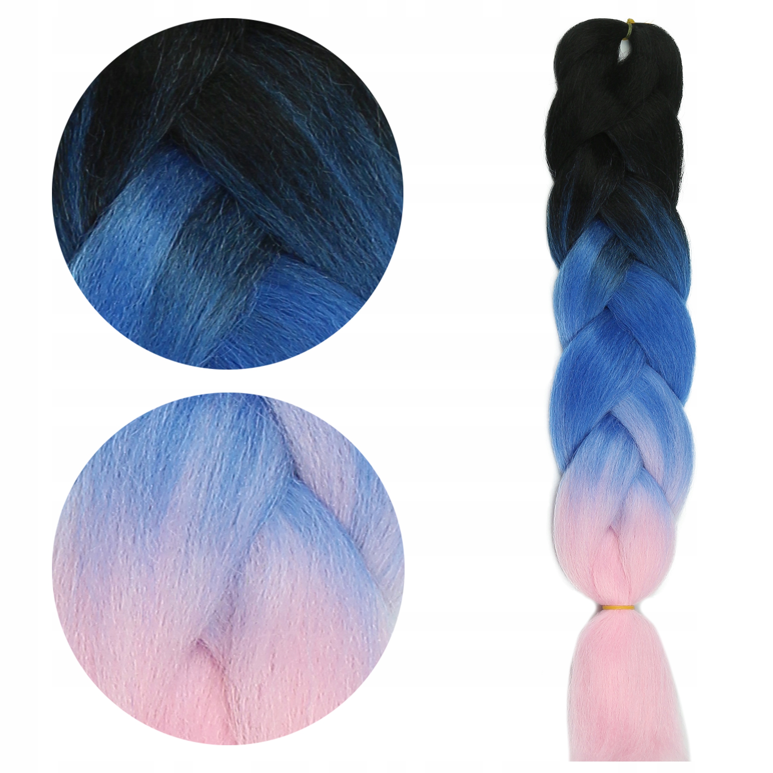 

Pasma syntetyczne Ombre Proste dredy warkoczyki