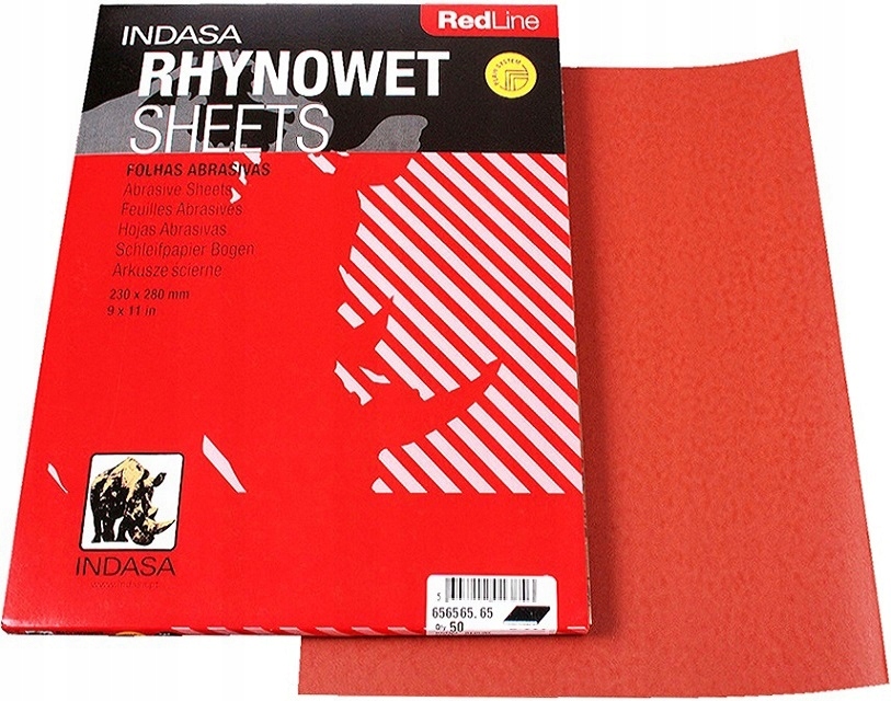 Indasa Papier ścierny wodny Rhynowet RedLine 230x280mm P1000 1szt