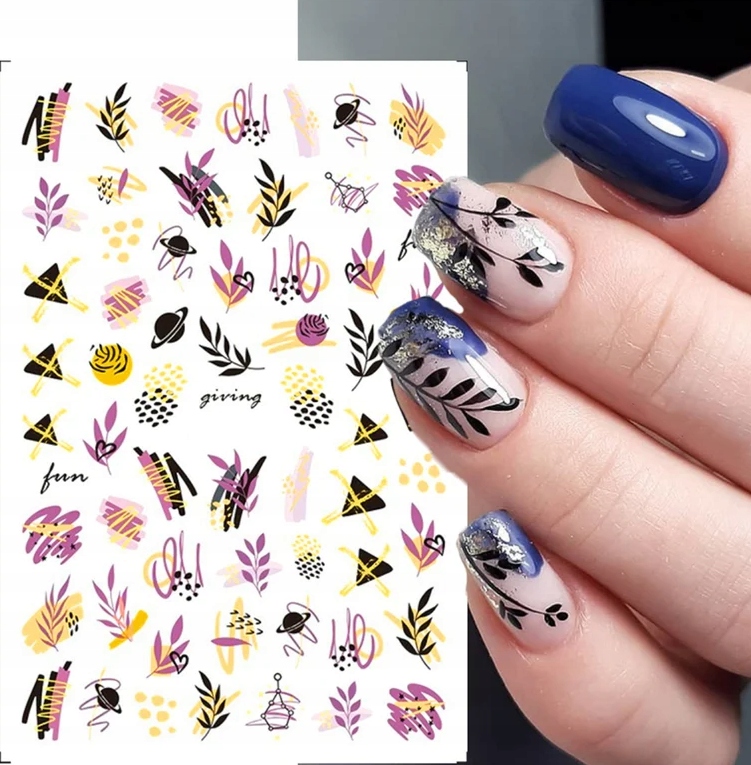 

Naklejki Na Paznokcie Samoprzylepne XF3369