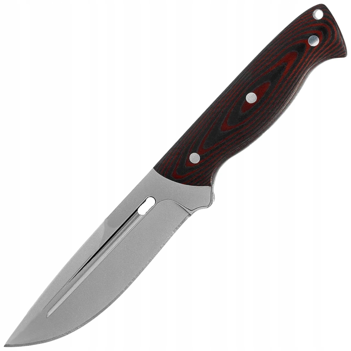 Nůž Martinez Albainox Micarta 3Cr13Mov Kožená ozdobná pouzdro