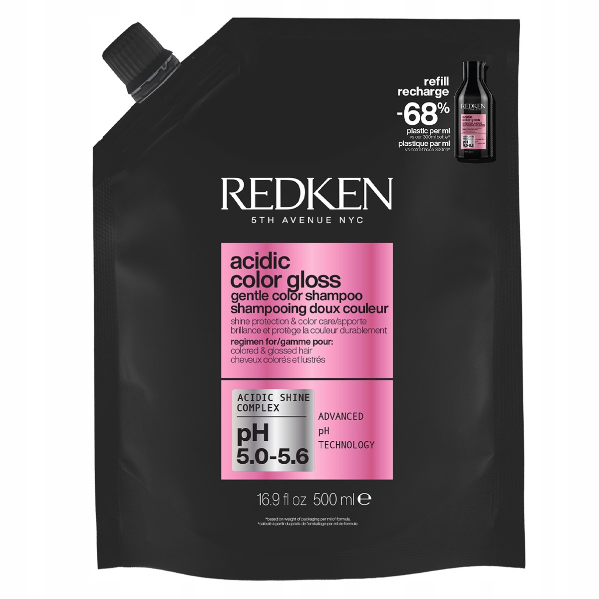 Redken Acidic Color Gloss šampon na barvené vlasy ochrana barvy refill 500