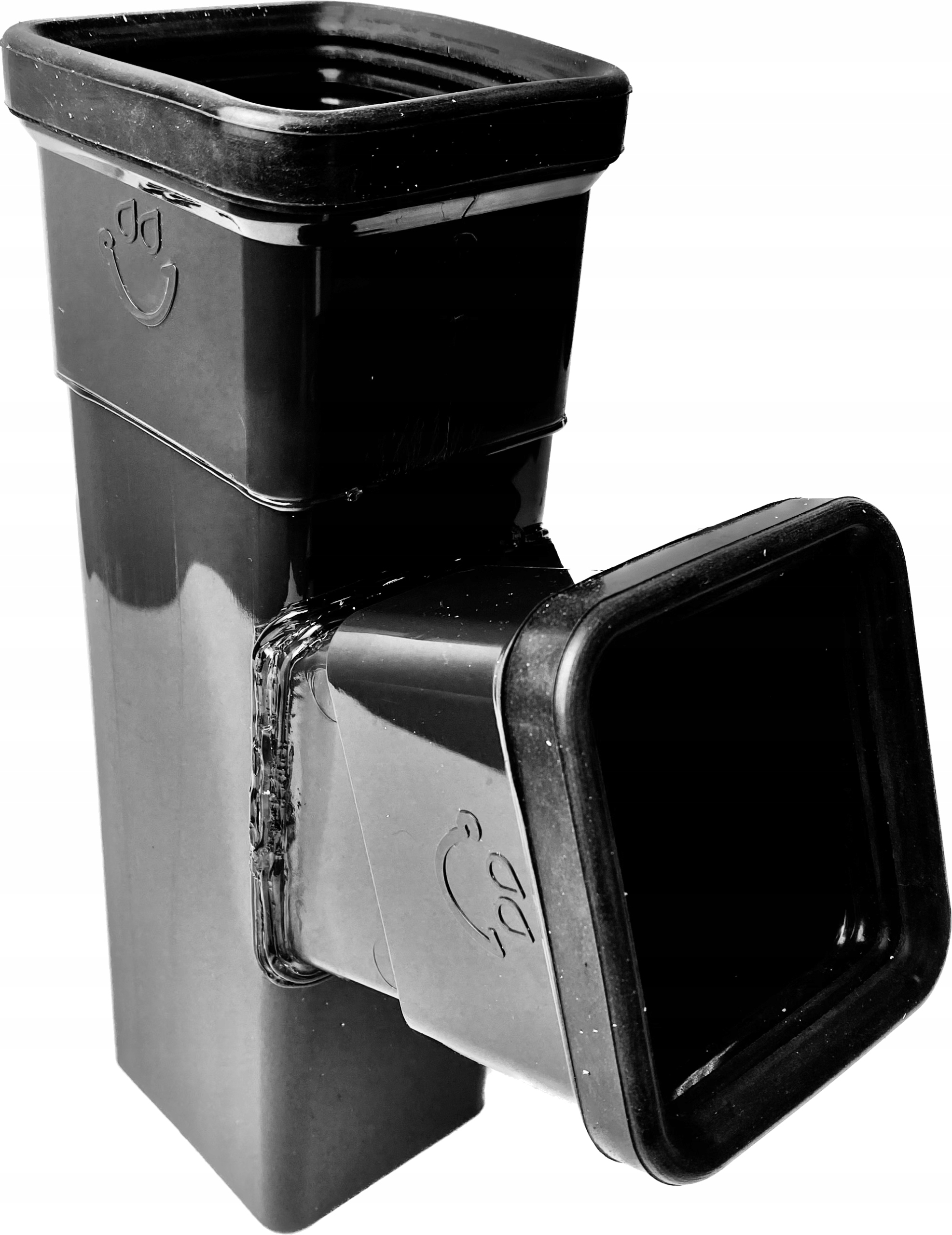 T-rozdělovač atypický Pvc pro trubky 70x80 mm Galeco Bezokapový černý 9005
