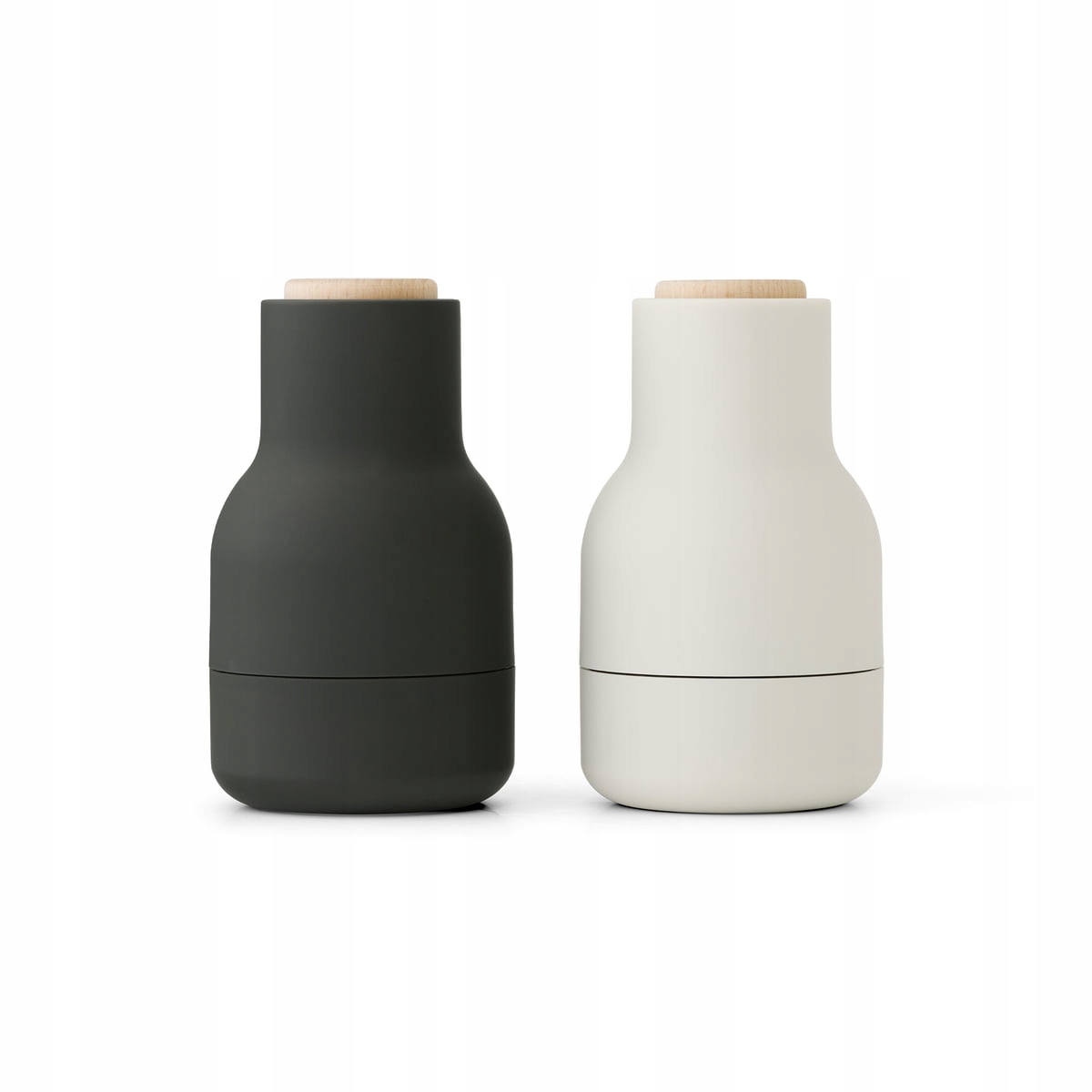 Audo Bottle Mlynček na soľ a korenie 12 cm, sivý