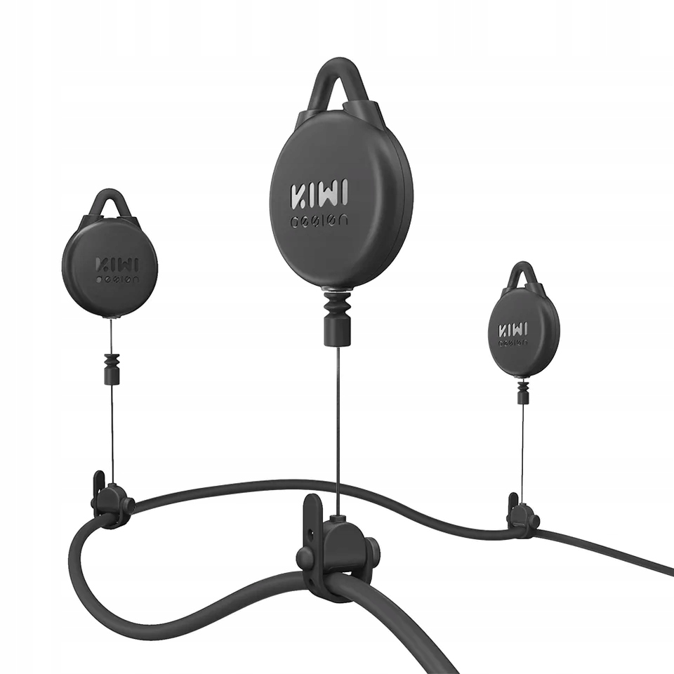 

Haczyki Kiwi podwieszające kable do gogli Vr 3 szt