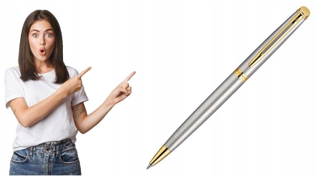 Waterman Hemisphere stalowy Gt długopis