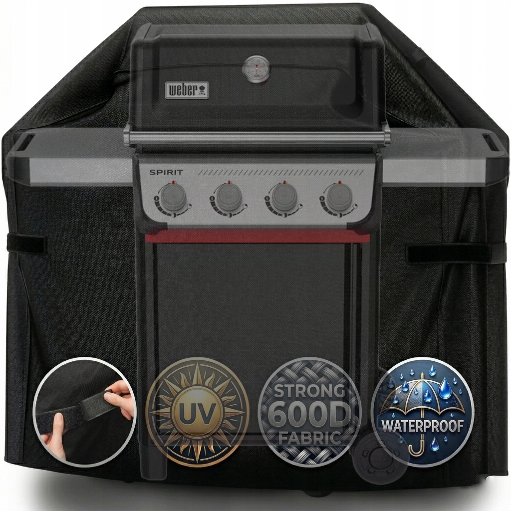 Prémiový obal pro Weber Spirit E-410: voděodolný, Uv ochrana