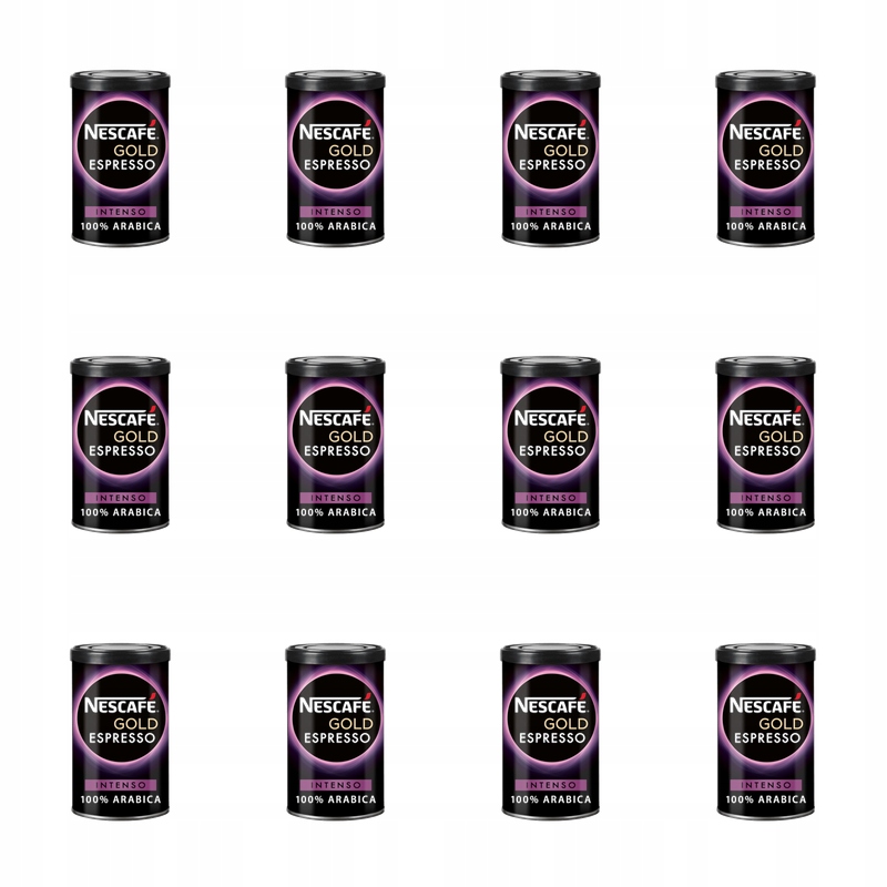 Nescafé Gold Espresso Intenso Kawa rozpuszczalna 95g X12