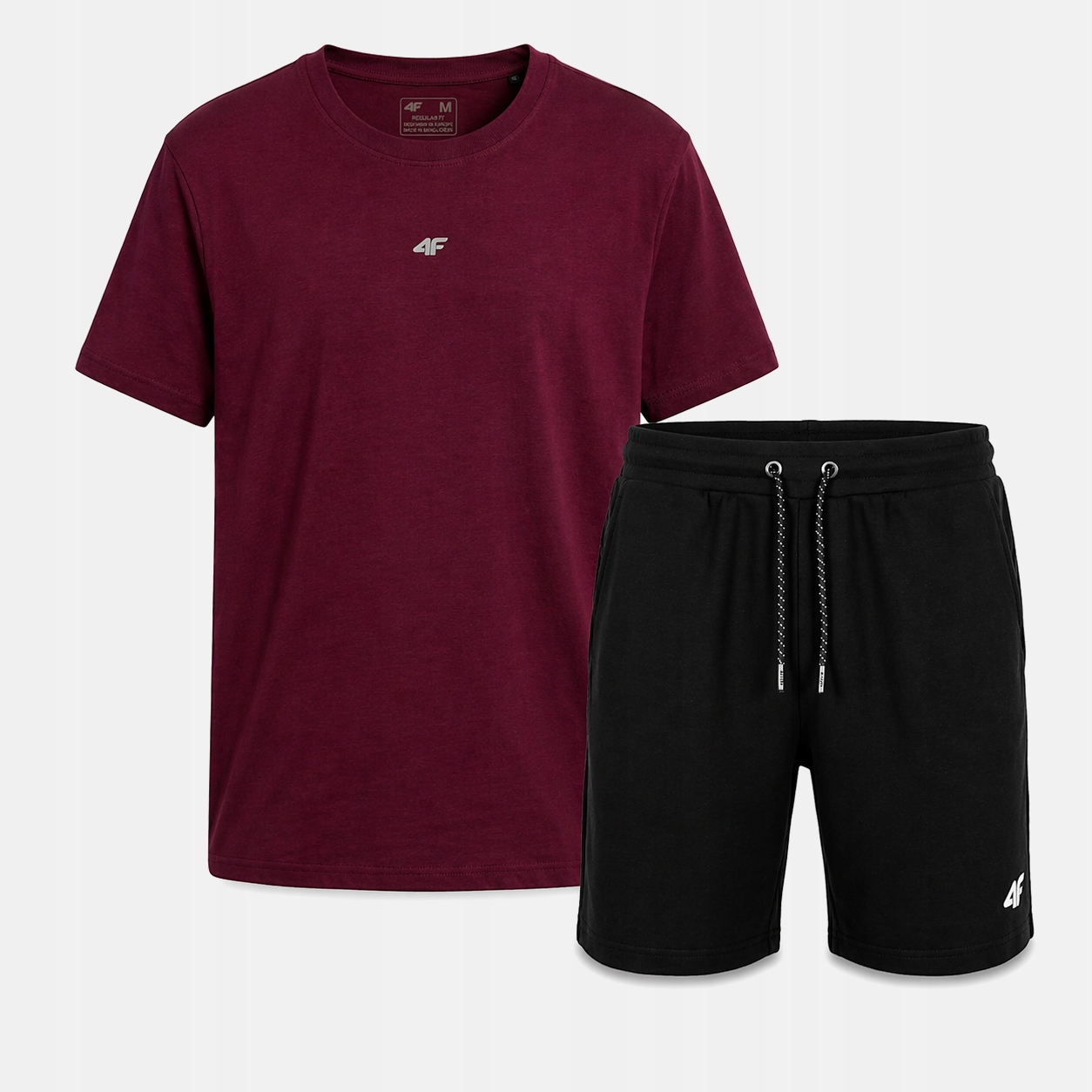 Pánský Set 4F Komplet Kraťasy Tričko 3XL Sportovní Pro Každodenní Nošení SS26