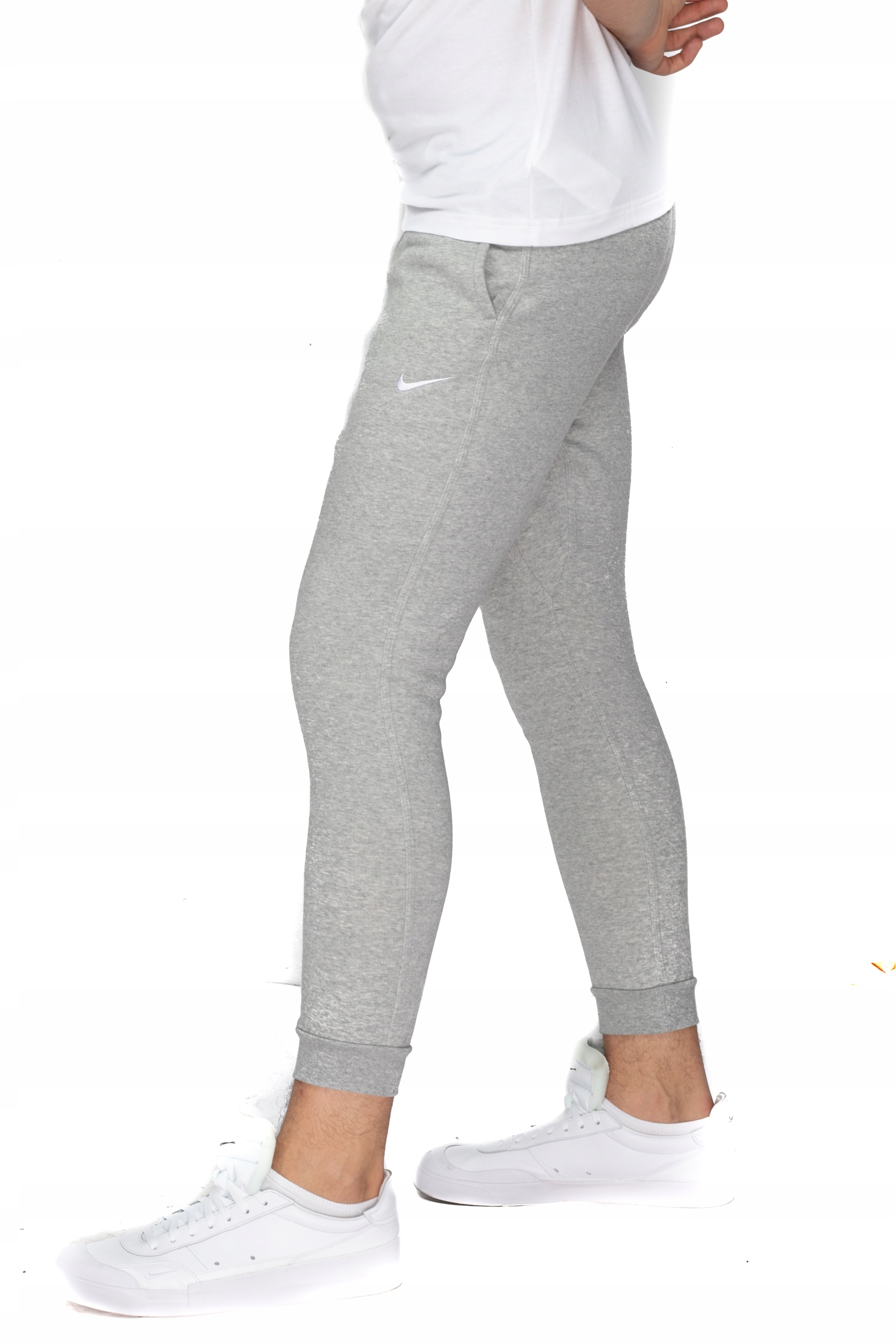 SPODNIE DRESOWE NIKE BAWEŁNIANE STANDARD FIT R.XXL Model 826431-063 DRESY SZARE SPORTOWE JOGGERY BOJÓWKI