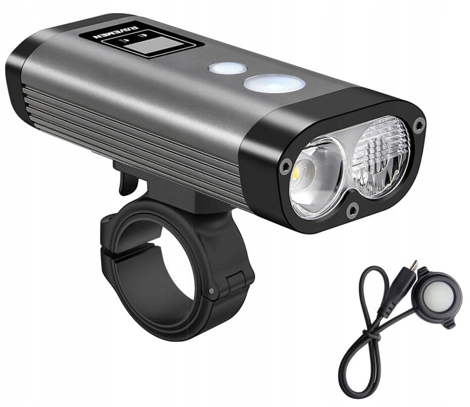 Přední světlo na kolo Ravemen PR1400 grafit 1400 lm Pilot