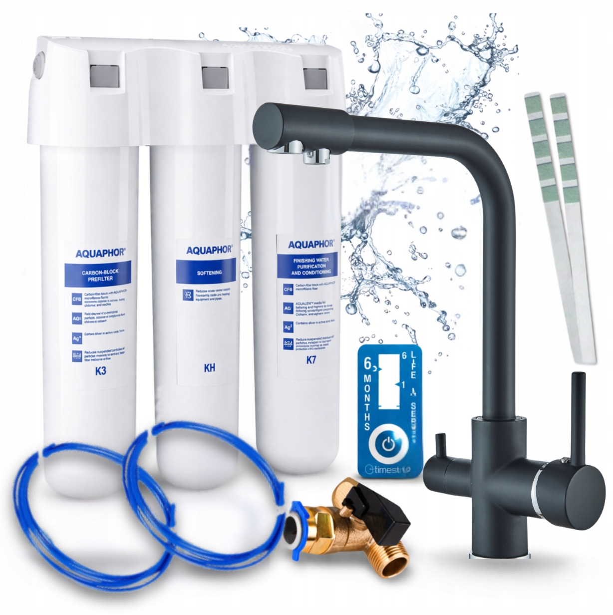 Sada Na Úpravu Vody Aquaphor Křišťál H A Stojanový Třícestný Kohoutek
