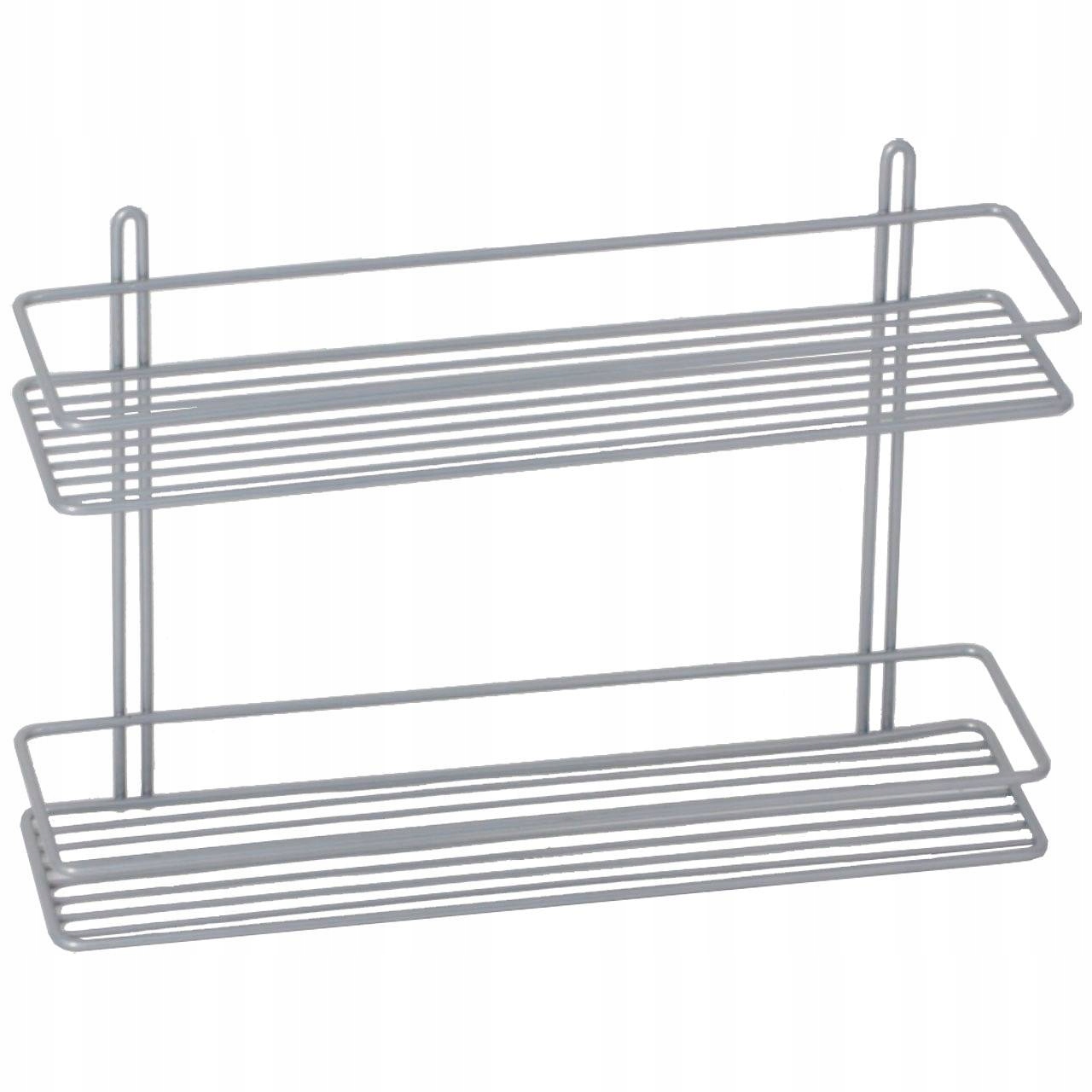 

Duschy Półka łazienkowa prosta II Srebrna 40x11x27