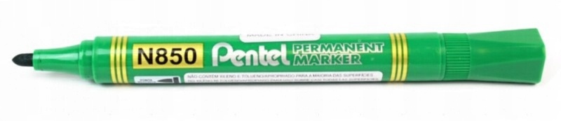 

Marker permanentny Pentel N850 zielony okrągły