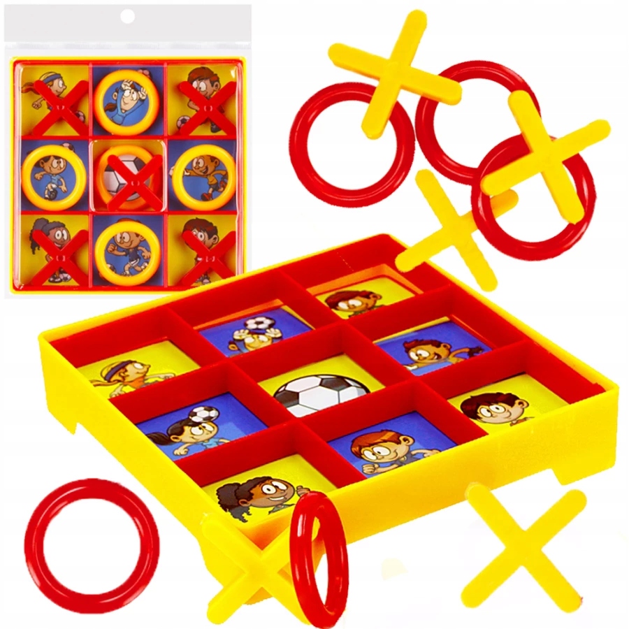 GRA LOGICZNA KÓŁKO I KRZYŻYK PODRÓŻNA