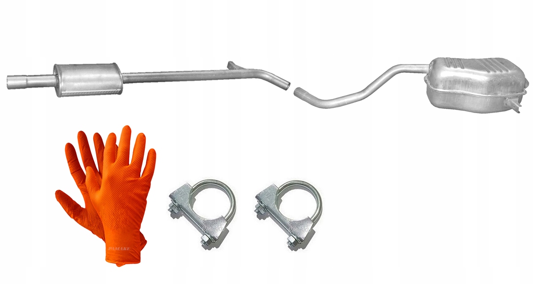 RENAULT CLIO III 1.2 1.4 OD 2005r. HATCHBACK KOMBI TŁUMIK ŚRODKOWY KOŃCOWY