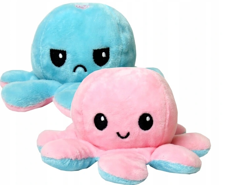 MASKOTKA PLUSZOWA OŚMIORNICZKA DWUSTRONNA PLUSZAK