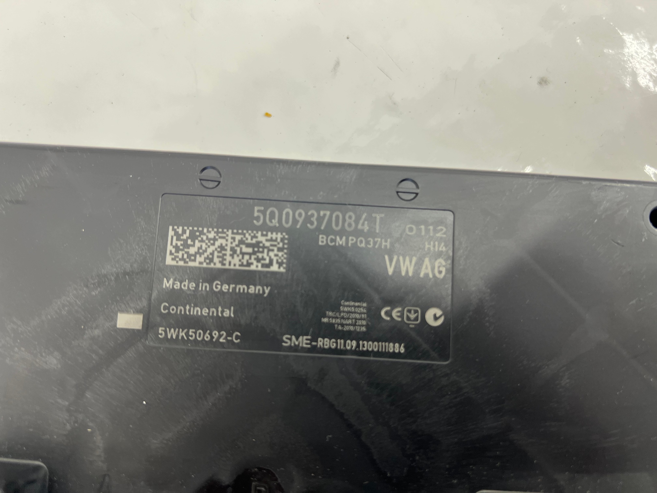 VW GOLF VII AUDI A3 8V control unit BORDNETZ 5Q0937084T