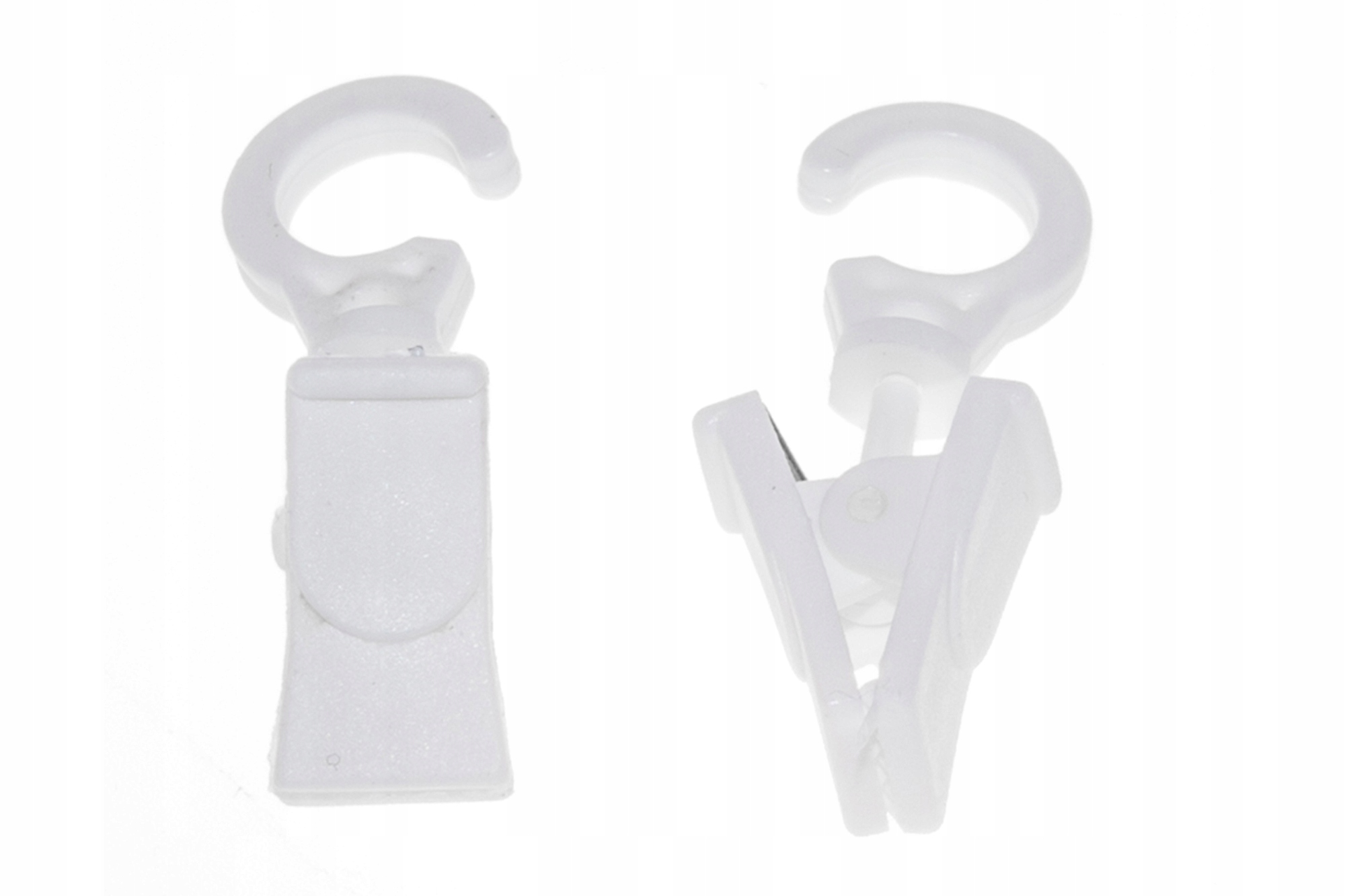 Pohyblivé žabky na závesy s drevenými kolieskami žabka na záclony 1000 ks biela